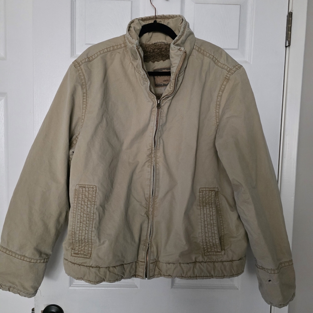 Arizona Jean Company Men's Tan Puffer Jacket Size Xl